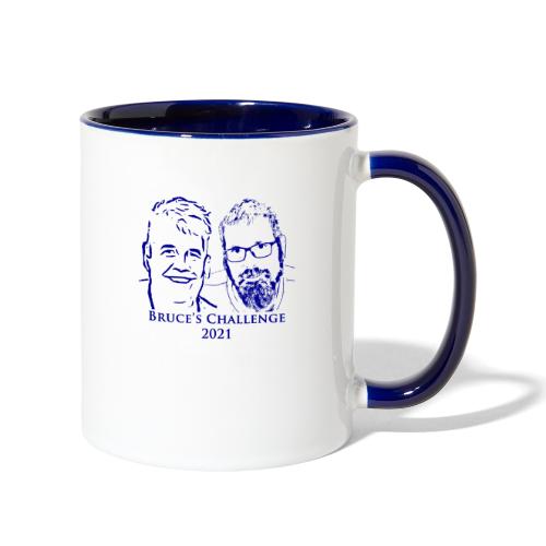 Bruces Challenge Blue Clear 2021 - Contrast Coffee Mug