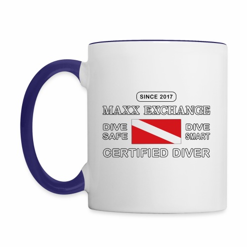 Maxx Exchange Certified Diver Wetsuit Snorkel. - Contrast Coffee Mug