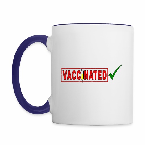 Pro Vaccination Vaccine Vaccinated Vintage Retro - Contrast Coffee Mug