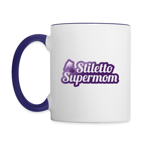 89256 Stiletto Supermom logo 01 PJ 4 png - Contrast Coffee Mug