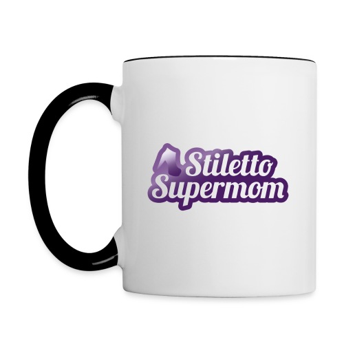 89256 Stiletto Supermom logo 01 PJ 4 png - Contrast Coffee Mug