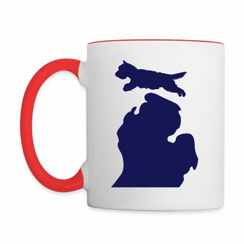 westie Bark Michigan - Contrast Coffee Mug