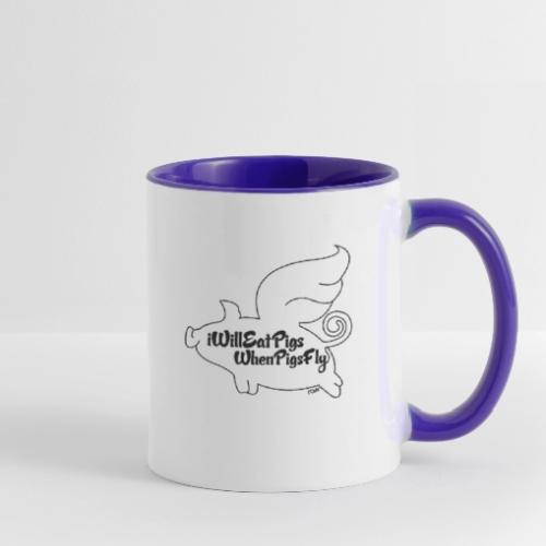 WhenPigsFly - Black - Contrast Coffee Mug