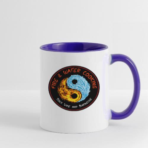 Fire & Water Cooking Full Sized Logo - Contrast Coffee Mug