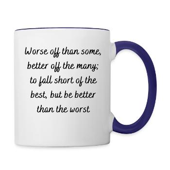 original - Contrast Coffee Mug - white/cobalt blue - Right