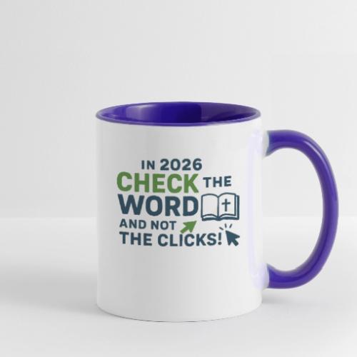 Color Word Clicks 2026 Background - Contrast Coffee Mug
