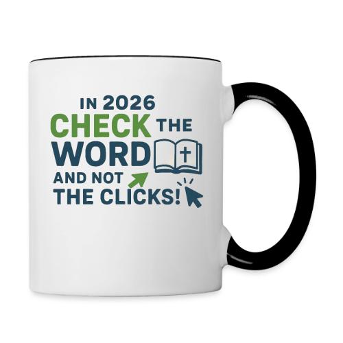 Color Word Clicks 2026 Background - Contrast Coffee Mug
