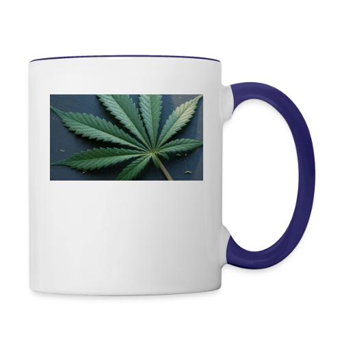 ***CANNABIS LEAF TEE*** - Contrast Coffee Mug