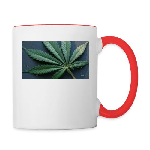 ***CANNABIS LEAF TEE*** - Contrast Coffee Mug