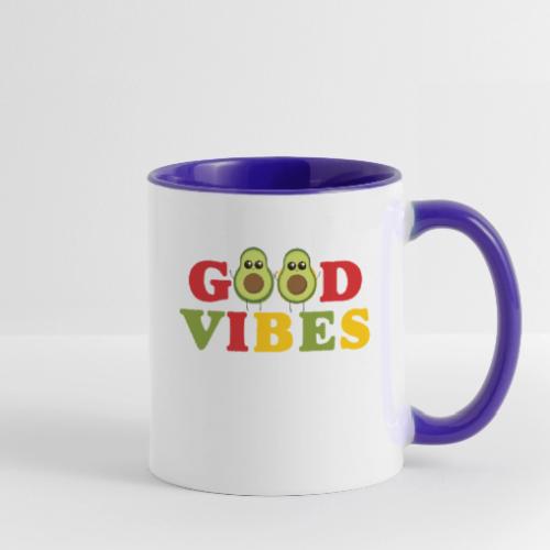 GOOD VIBES Avocado Style - Contrast Coffee Mug