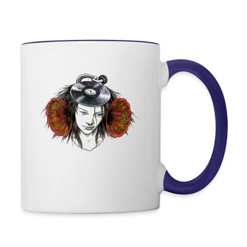 Record Head - Contrast Coffee Mug