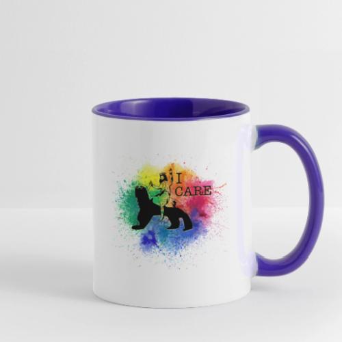 Jesus Cares & Promises - Contrast Coffee Mug