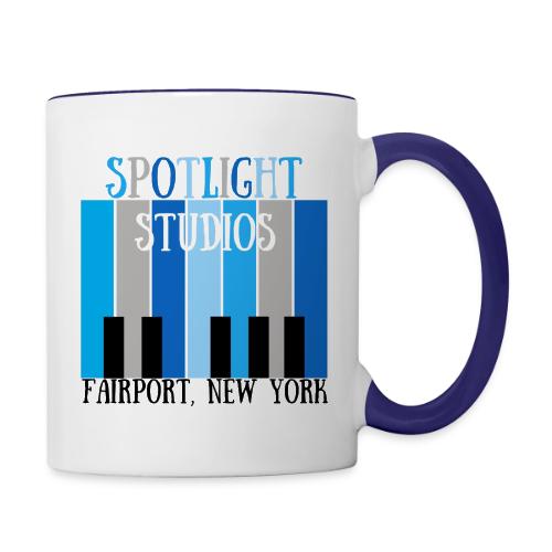 Spotlight Piano Keys - Contrast Coffee Mug
