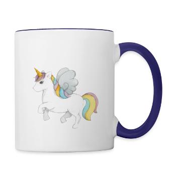 One Team One Dream.One Team One Dream My Life - Contrast Coffee Mug - white/cobalt blue - Right