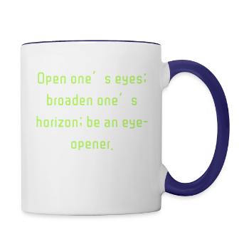 original - Contrast Coffee Mug - white/cobalt blue - Right
