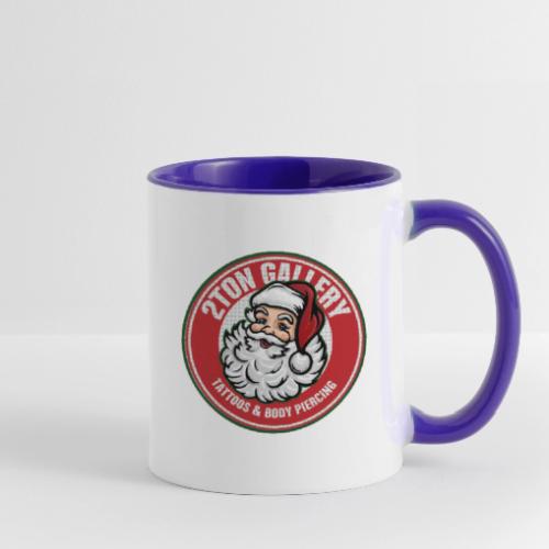 Santa logo - Contrast Coffee Mug