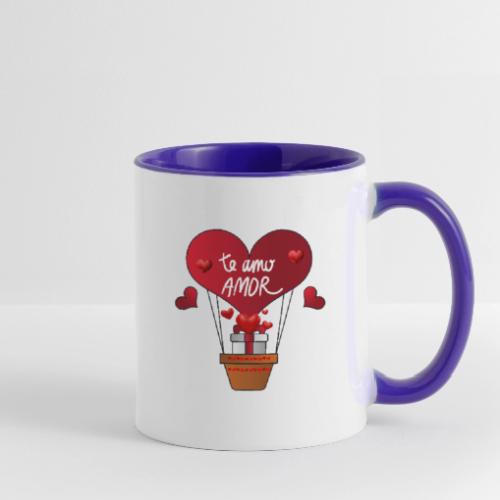 Fashion Valentine's Day Hearts, Gifts February 14 - Contrast Coffee Mug