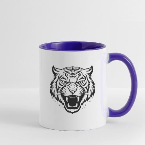 Wild Tiger Fashion, the fury of the feline tiger. - Contrast Coffee Mug