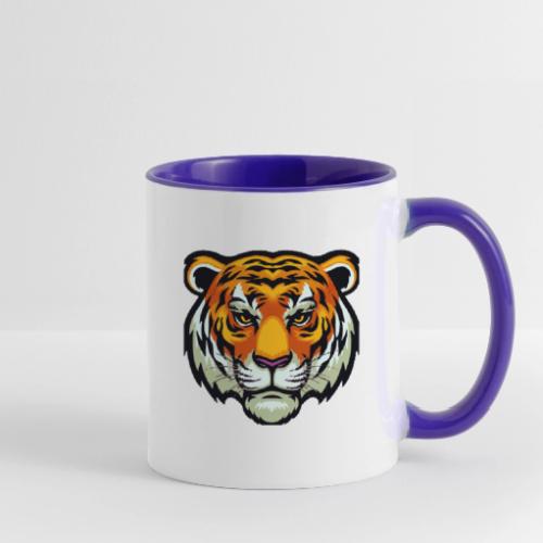Tiger Fashion Feline Animal, Tiger Willing Success - Contrast Coffee Mug