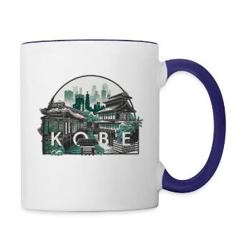 City Japan - Contrast Coffee Mug - white/cobalt blue - Right