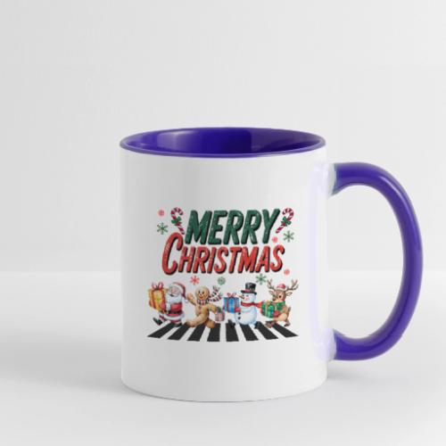 Christmas Collection Merry Christmas Crossing #1 - Contrast Coffee Mug