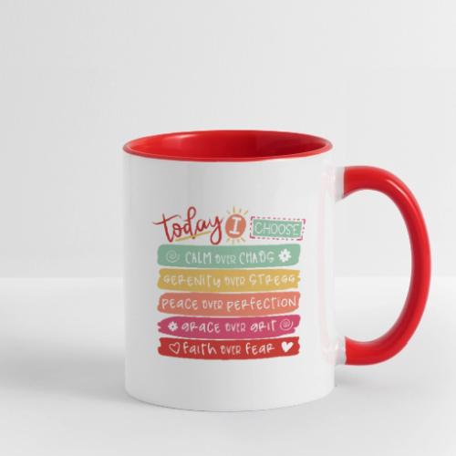 Harmony Collection - Today I Choose - Contrast Coffee Mug