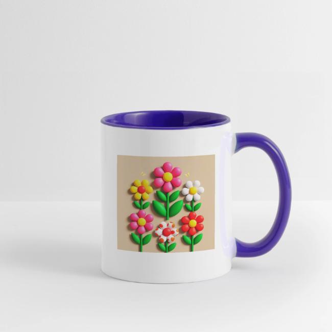 3D Flowers and Butterflies in Amber, Floral Design