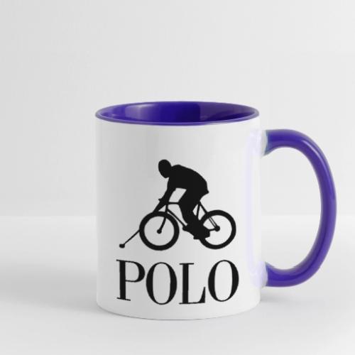 bike polo - Contrast Coffee Mug