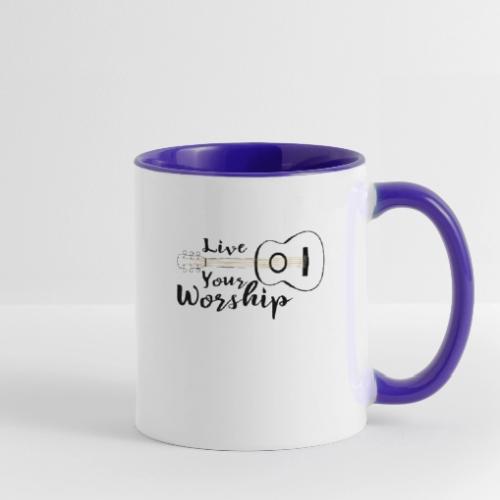 Live Your Worship - Contrast Coffee Mug