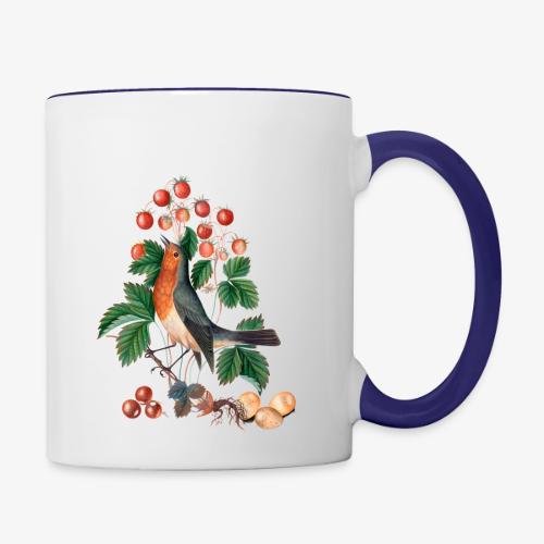 European robin - Contrast Coffee Mug