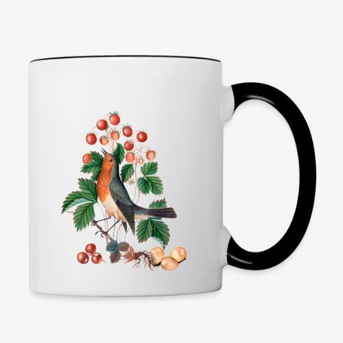 European robin - Contrast Coffee Mug