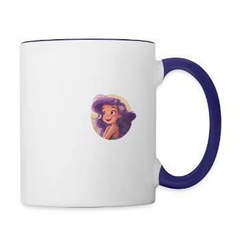 I Like Movies Comfy Clothes And Maybe 3 People - Contrast Coffee Mug - white/cobalt blue - Right