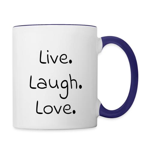 Smoon City_Live laugh love Black - Contrast Coffee Mug