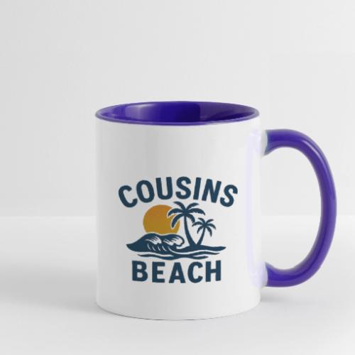cousins beach t shirt - Contrast Coffee Mug