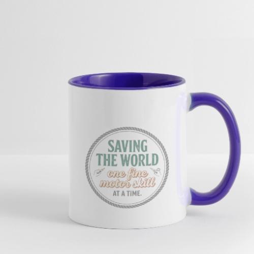 Saving the World: Fine Motor Skills Hero - Contrast Coffee Mug