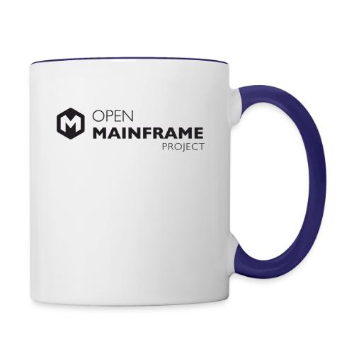 Open Mainframe Project - Black Logo - Contrast Coffee Mug