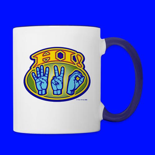 Tom's T-Hall PotTees Series #3 HI! 420pot tees - Contrast Coffee Mug
