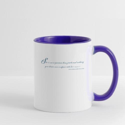 She Is More Precious - Contrast Coffee Mug