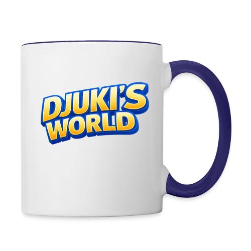DJUKI’S WORLD – Golden Logo - Contrast Coffee Mug