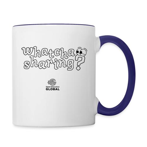 Whatcha Sharing? - Contrast Coffee Mug