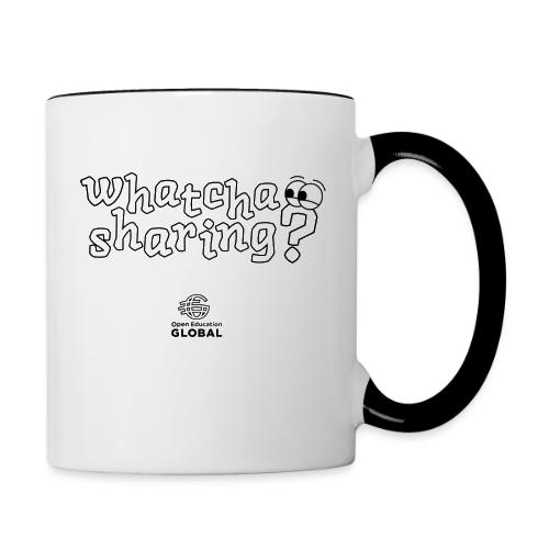 Whatcha Sharing? - Contrast Coffee Mug