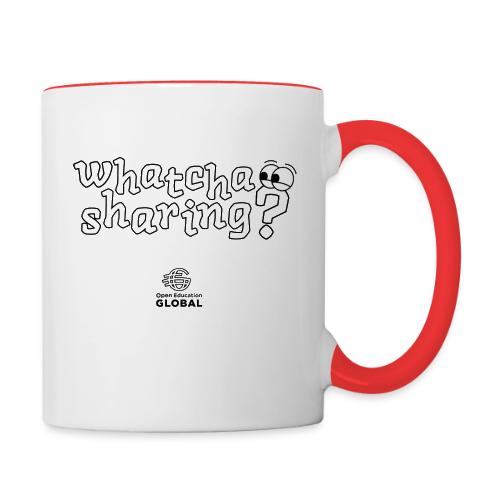 Whatcha Sharing? - Contrast Coffee Mug