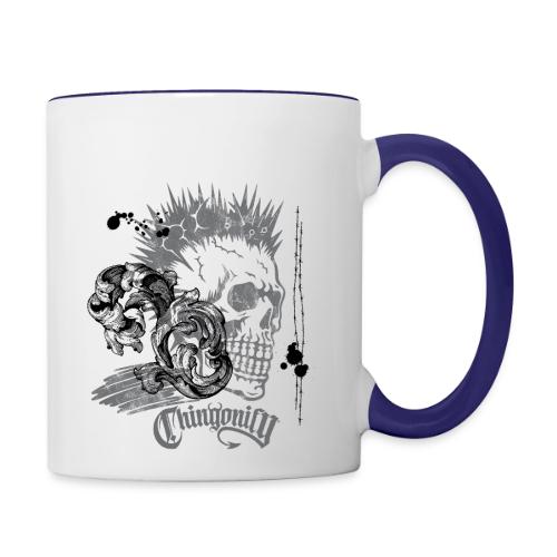 PUNK SKULL - Contrast Coffee Mug