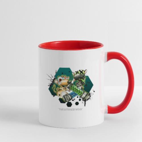rats in love - Contrast Coffee Mug