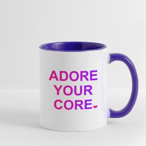 ADORE YOUR CORE - Contrast Coffee Mug