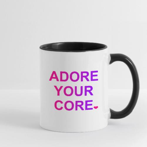 ADORE YOUR CORE - Contrast Coffee Mug