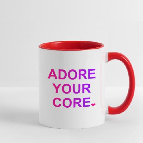 ADORE YOUR CORE - Contrast Coffee Mug
