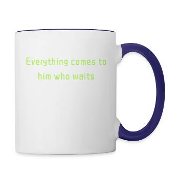 original - Contrast Coffee Mug - white/cobalt blue - Right