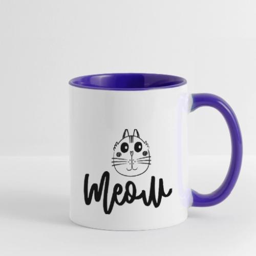 Meow - Contrast Coffee Mug