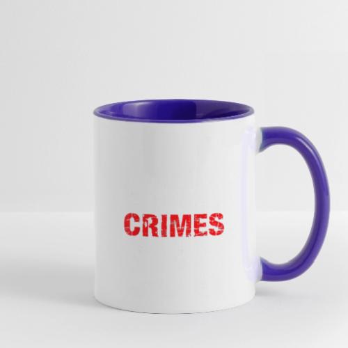 Id Commit Crimes for This Dog Funny Tee - Contrast Coffee Mug